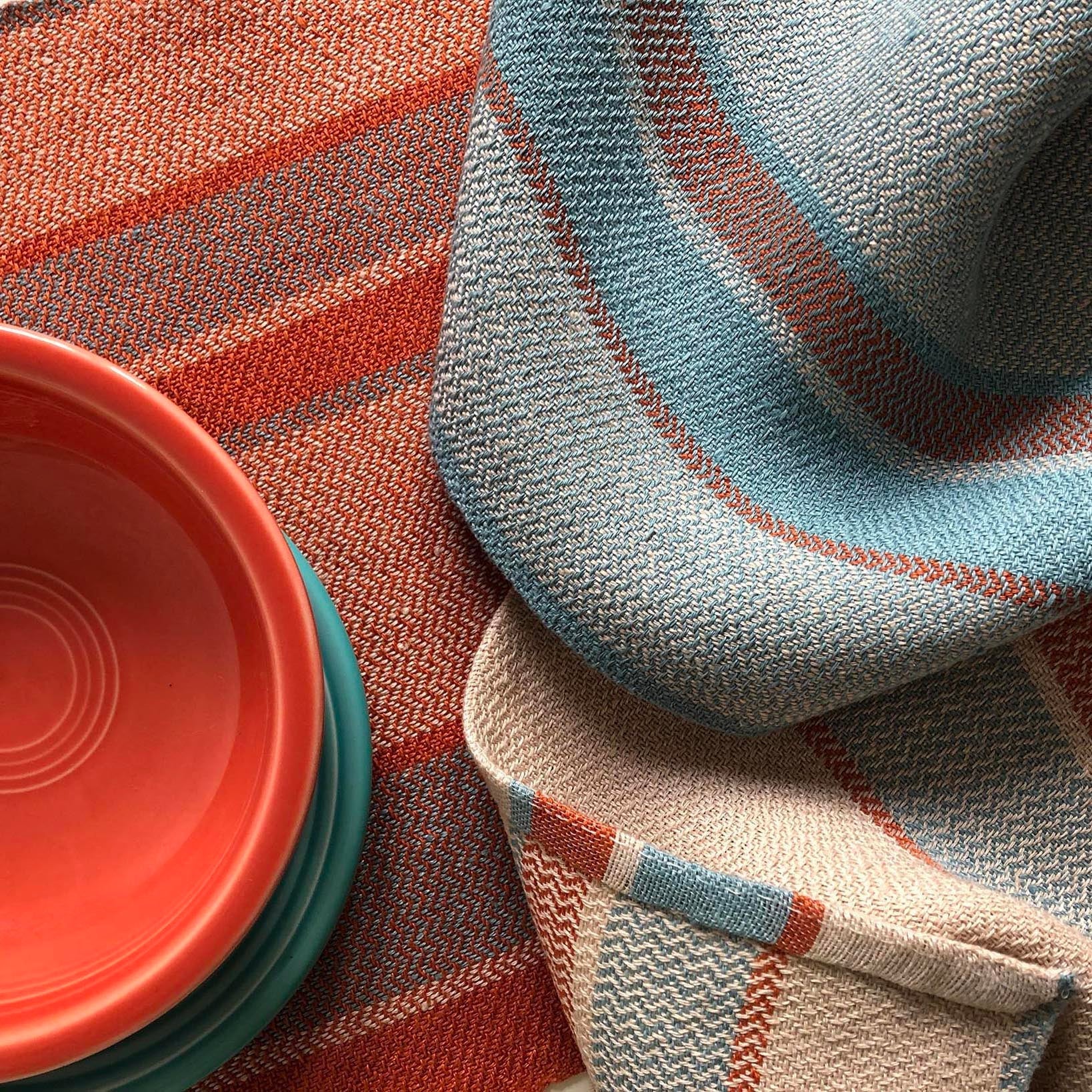 Beginner Cotton Tea Towels - Free PDF Pattern for Weaving - Gist Yarn