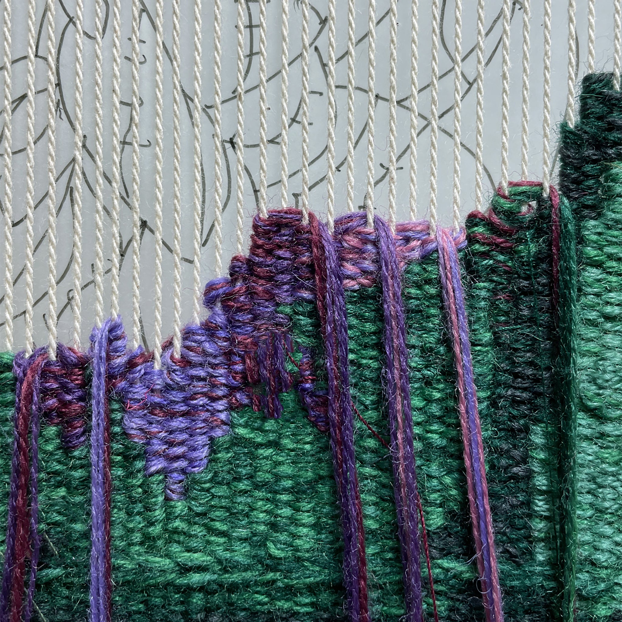 Double Woven Rib Stitch for Beginners - Sheep and Stitch